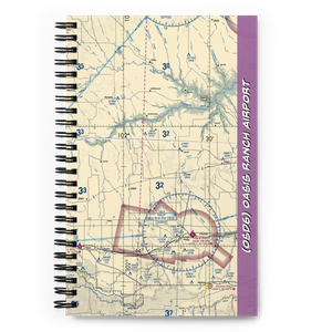 Oasis Ranch Airport (0SD6) VFR Sectional Notebook