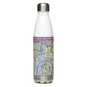 Savage Island Airport (VT15) VFR Sectional Water Bottle