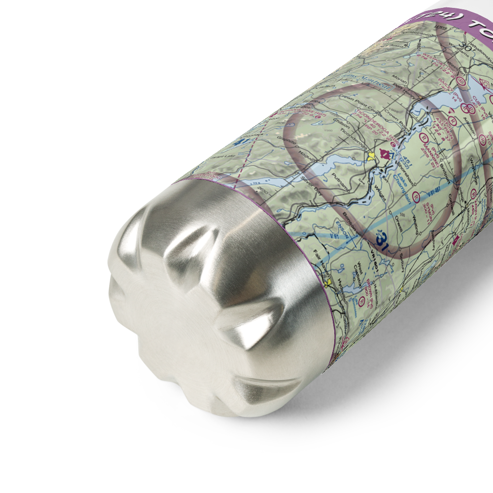 Torrey Airport (VT24) VFR Sectional Water Bottle 