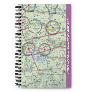 Lincoln Municipal Airport (0R2) VFR Sectional Notebook