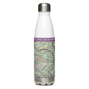 Two Tails Airport (VT42) VFR Sectional Water Bottle