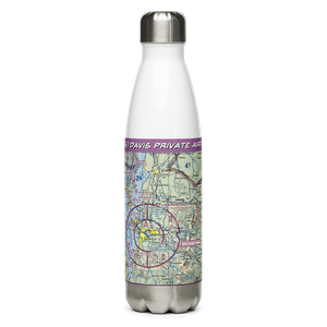 Davis Private Airport (VT45) VFR Sectional Water Bottle