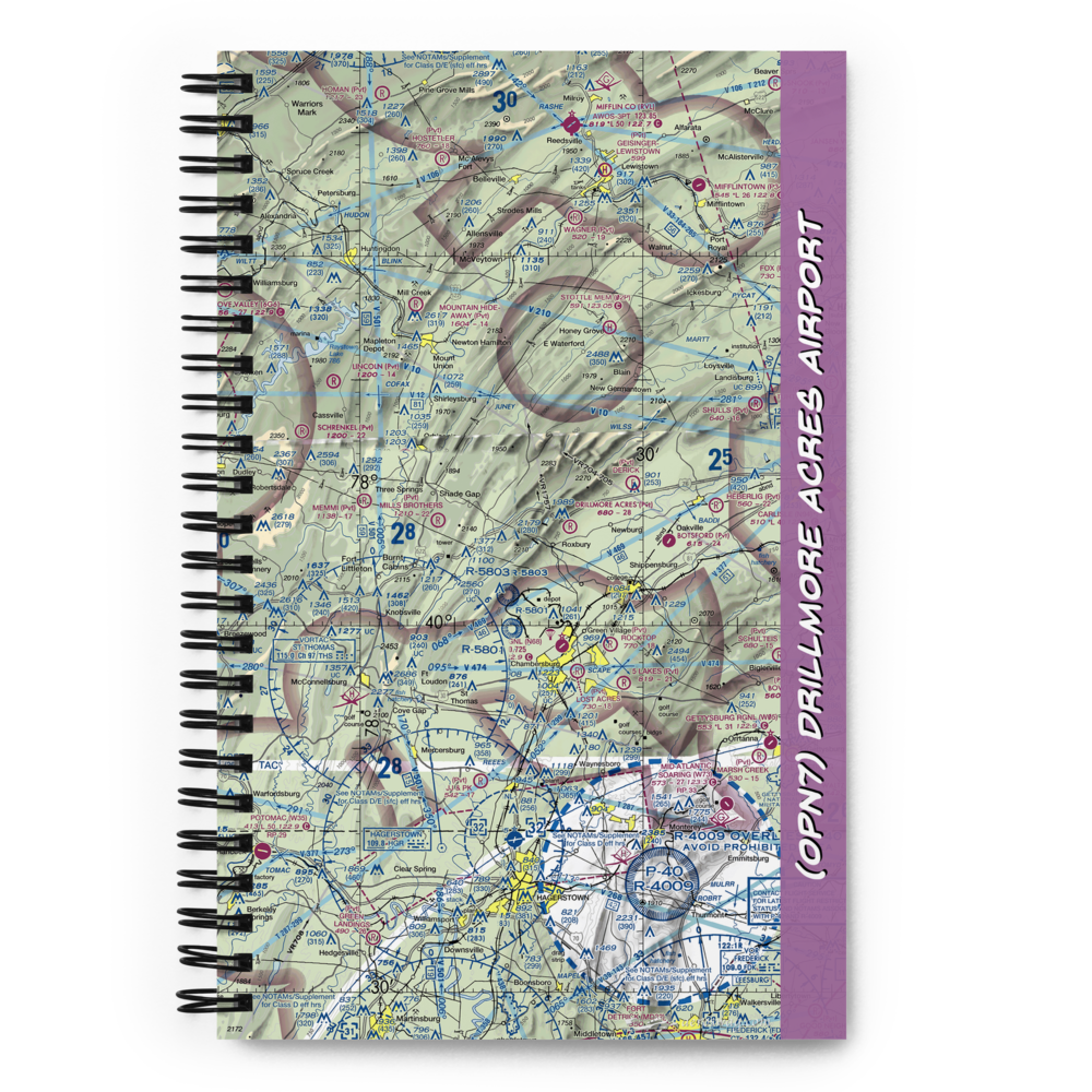 Drillmore Acres Airport (0PN7) VFR Sectional Notebook 