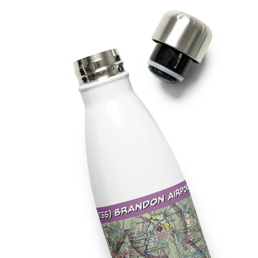 Brandon Airport (VT55) VFR Sectional Water Bottle 