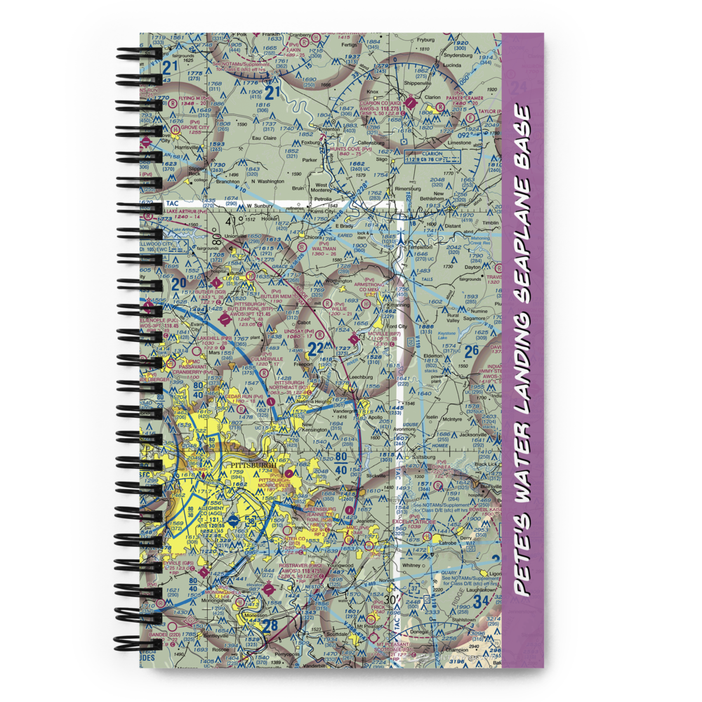 Pete's Water Landing Seaplane Base (0PN1) VFR Sectional Notebook 