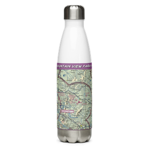 Mountain View Farm Airport (VT64) VFR Sectional Water Bottle