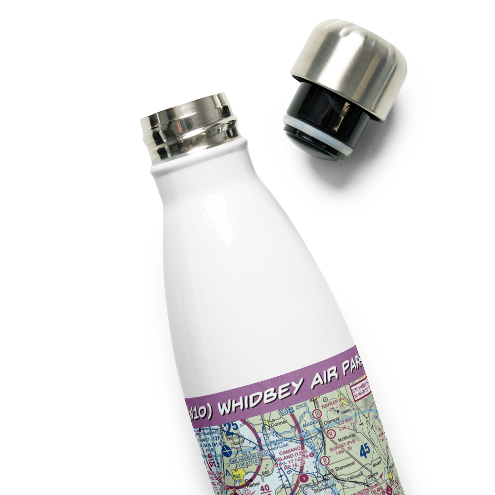 Whidbey Air Park (W10) VFR Sectional Water Bottle 