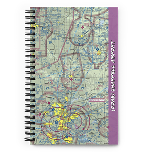 Chappell Airport (0OK5) VFR Sectional Notebook