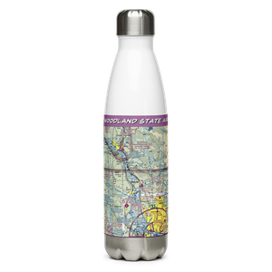 Woodland State Airport (W27) VFR Sectional Water Bottle