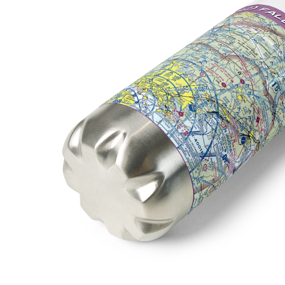Fallston Airport (W42) VFR Sectional Water Bottle 
