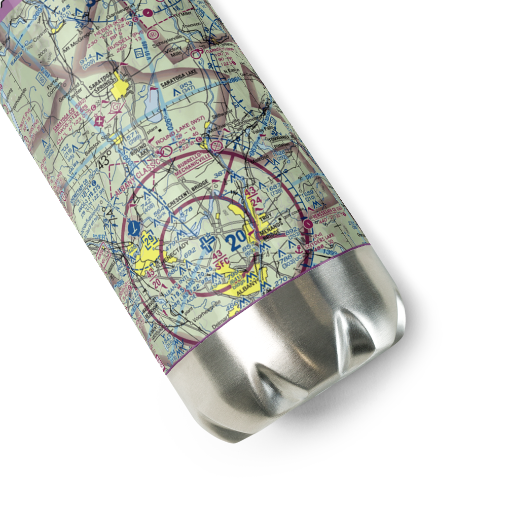 Round Lake Airport and Seaplane Base (W57) VFR Sectional Water Bottle 