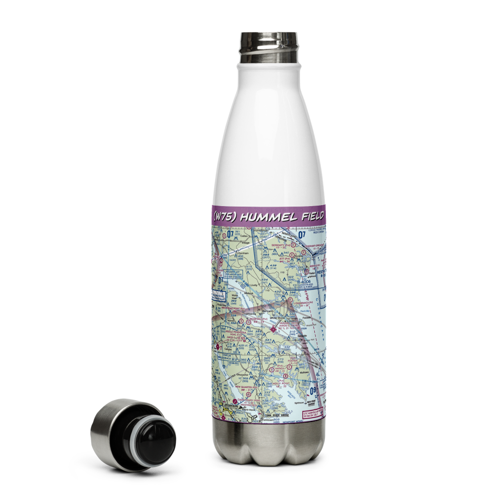 Hummel Field (W75) VFR Sectional Water Bottle 