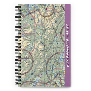 Bennetts Airport (0NY0) VFR Sectional Notebook