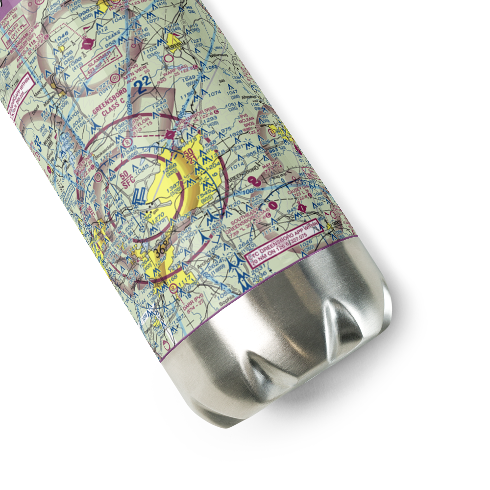 Air Harbor Airport (W88) VFR Sectional Water Bottle 