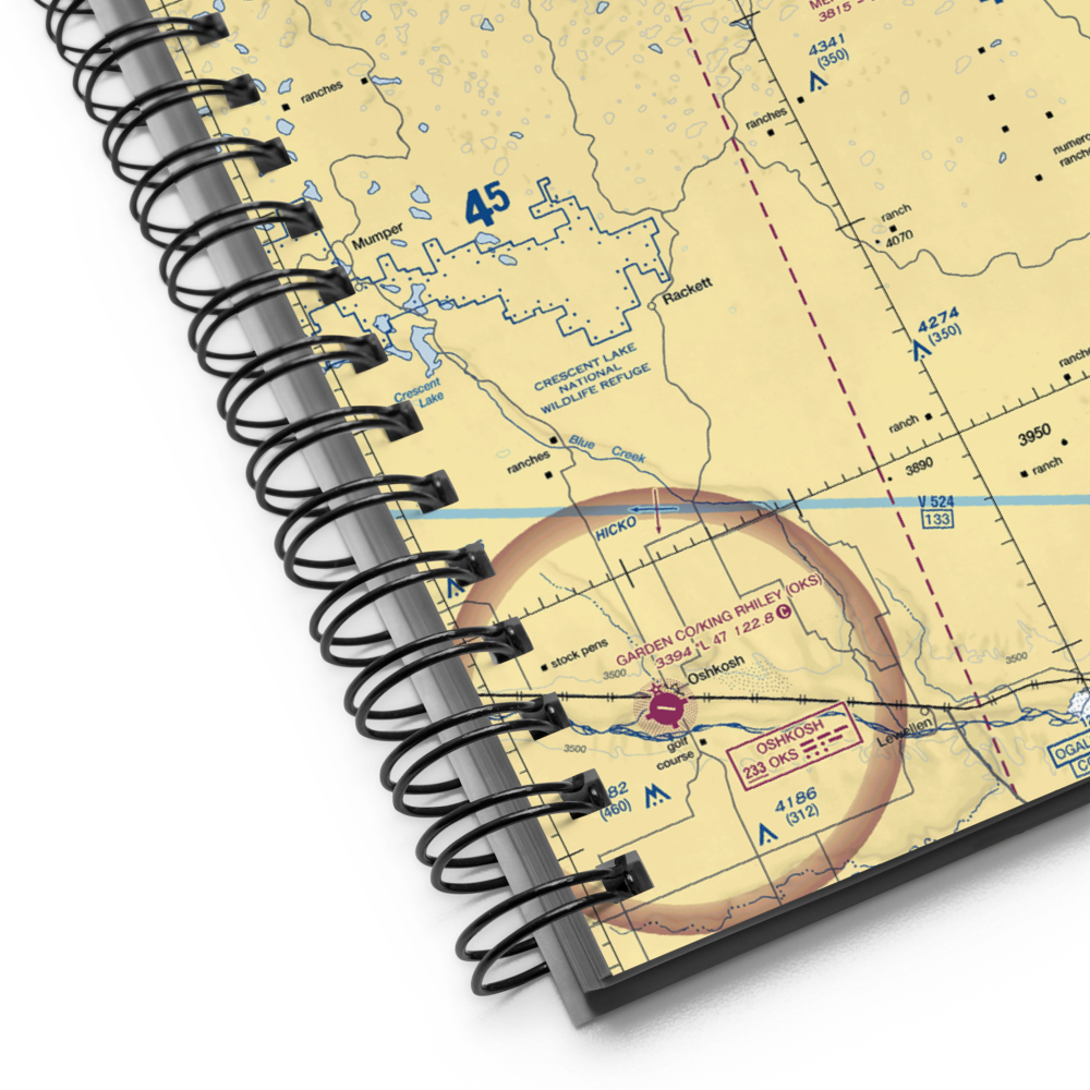 Merry Airport (0NE2) VFR Sectional Notebook 