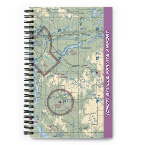 Saville Private Airport (0ND7) VFR Sectional Notebook