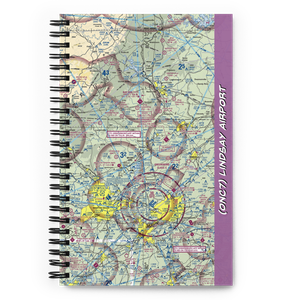 Lindsay Airport (0NC7) VFR Sectional Notebook
