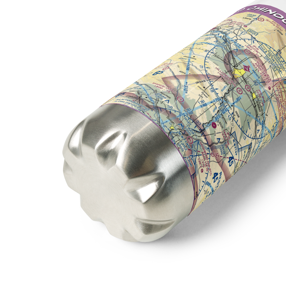 Chinook Farms Airport (WA37) VFR Sectional Water Bottle 
