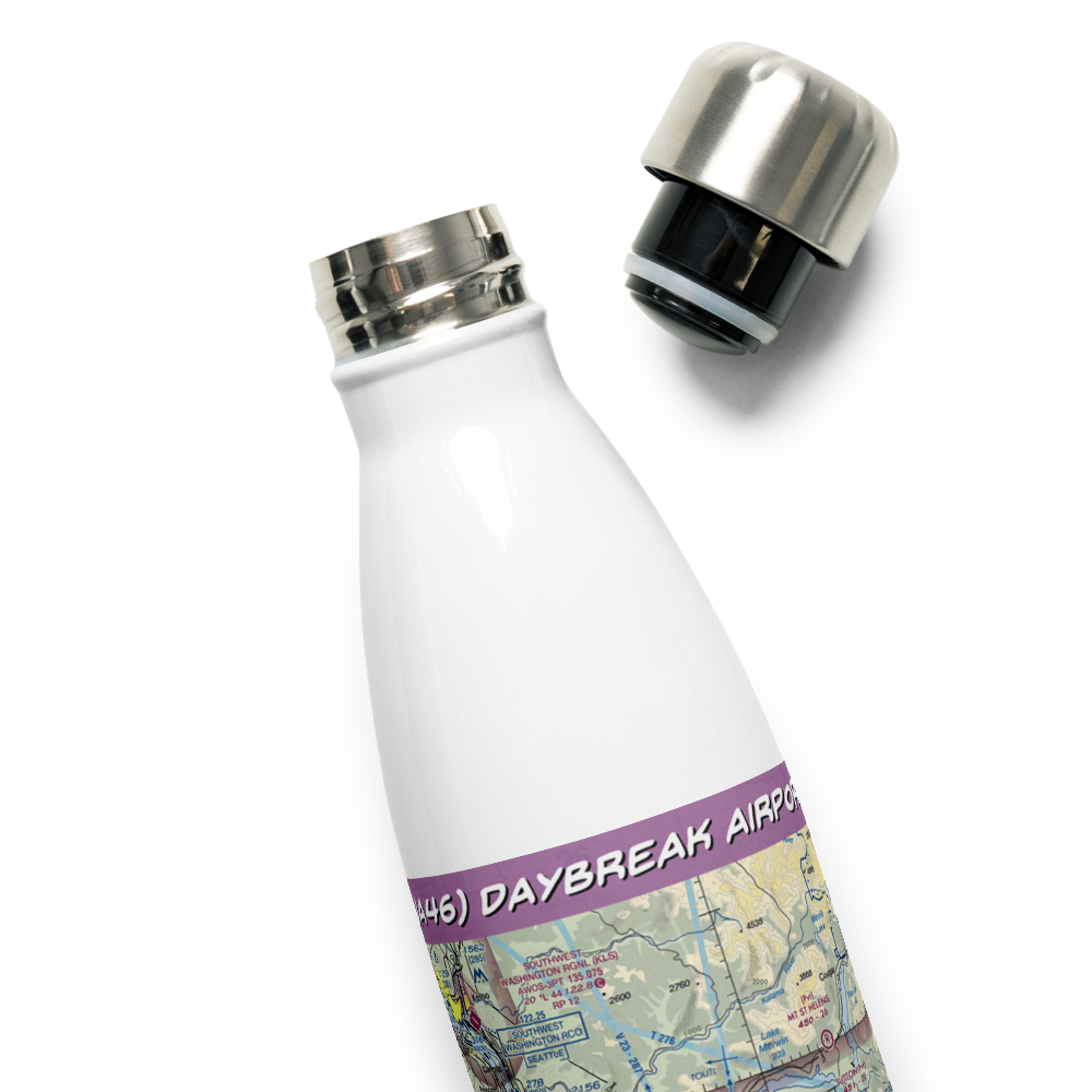 Daybreak Airport (WA46) VFR Sectional Water Bottle 