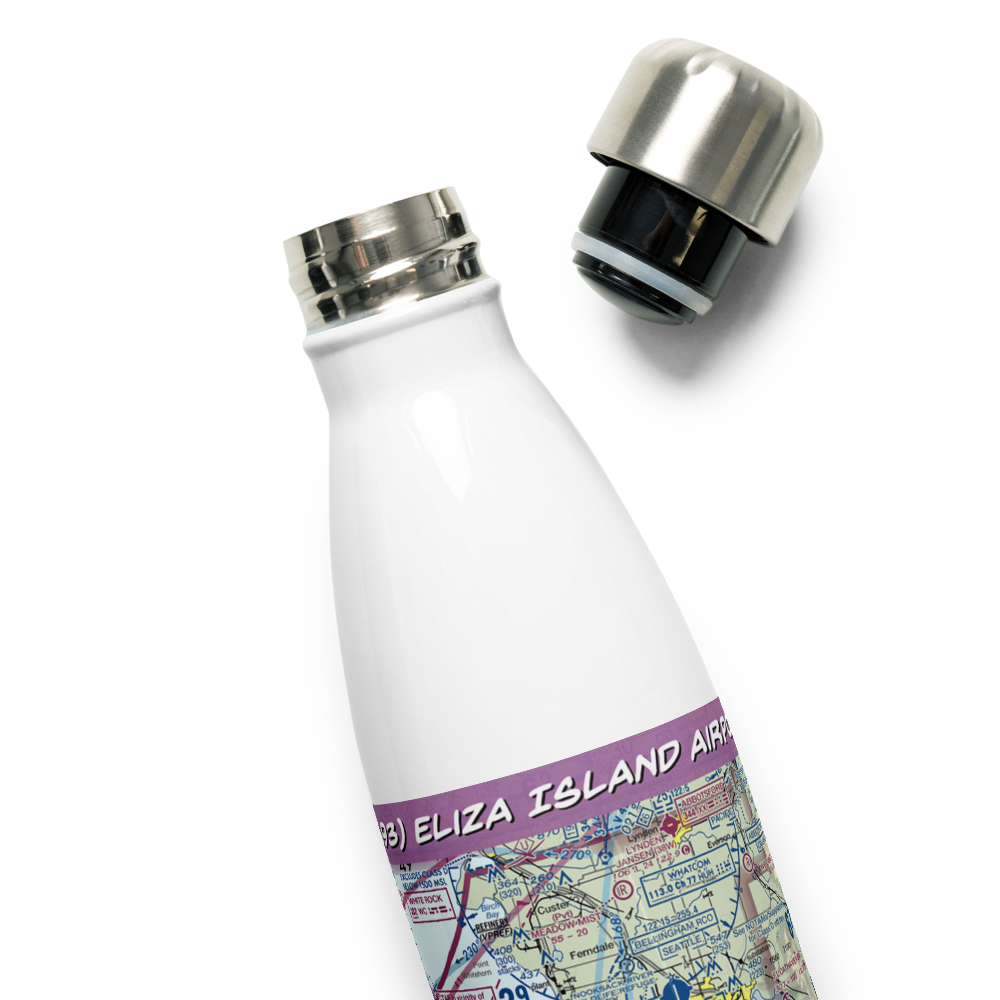 Eliza Island Airport (WA93) VFR Sectional Water Bottle 