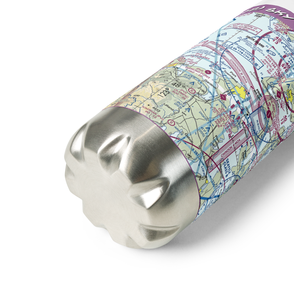 Sky Valley Airstrip (WA68) VFR Sectional Water Bottle 