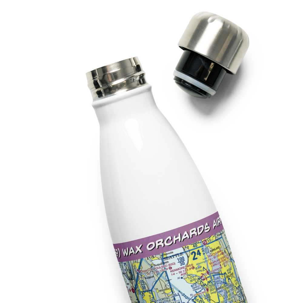 Wax Orchards Airport (WA69) VFR Sectional Water Bottle 