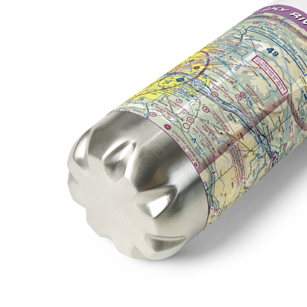 Sky River Ranch Airport (WA78) VFR Sectional Water Bottle 