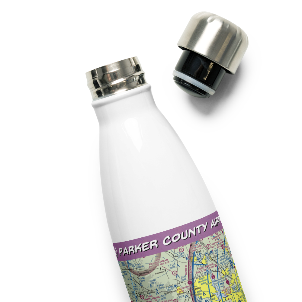 Parker County Airport (WEA) VFR Sectional Water Bottle 