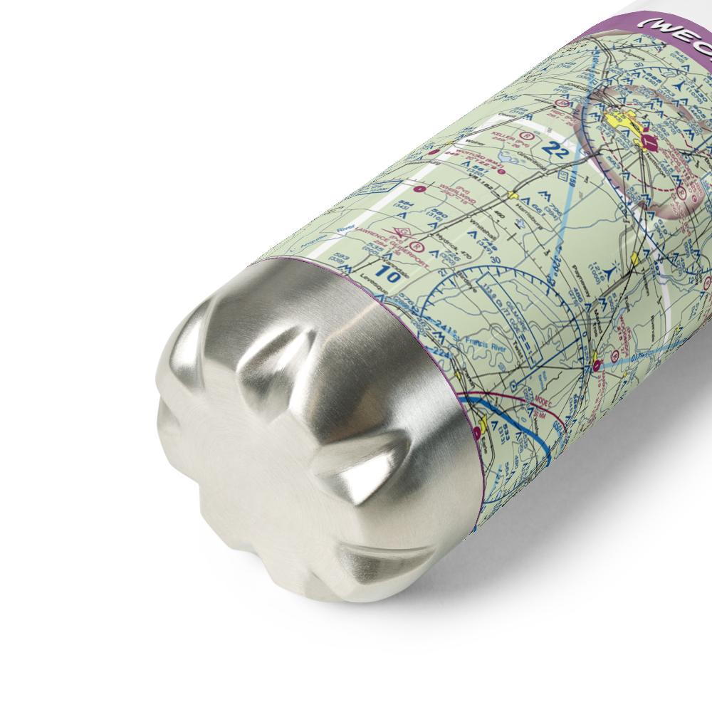 Weona (WEON) VFR Sectional Water Bottle 