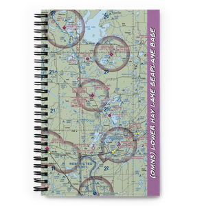 Lower Hay Lake Seaplane Base (0MN3) VFR Sectional Notebook