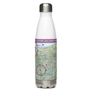 Cedar Island Airport (WI10) VFR Sectional Water Bottle