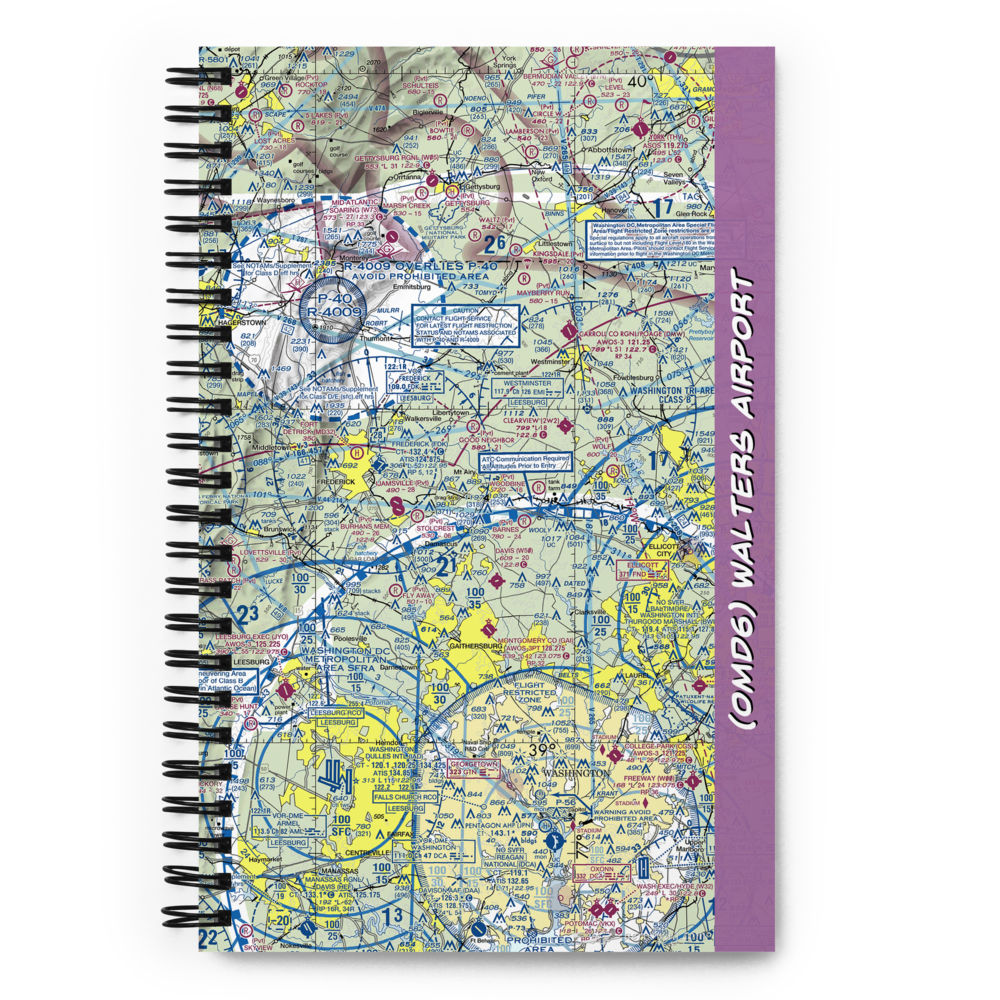 Walters Airport (0MD6) VFR Sectional Notebook 