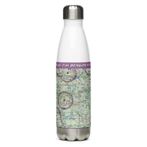 Jim Benson Field (WI16) VFR Sectional Water Bottle