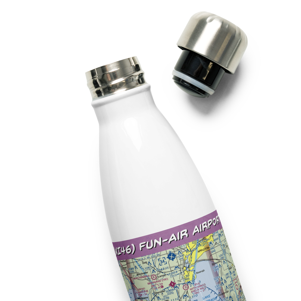 Fun-Air Airport (WI46) VFR Sectional Water Bottle 