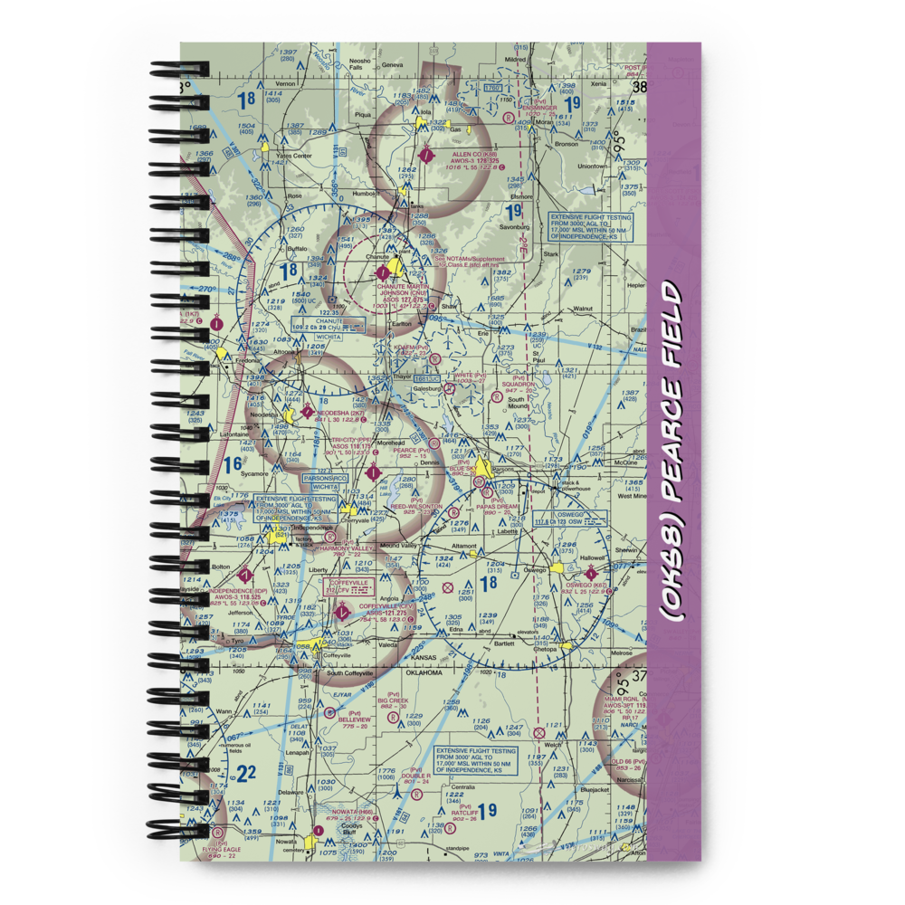 Pearce Field (0KS8) VFR Sectional Notebook 