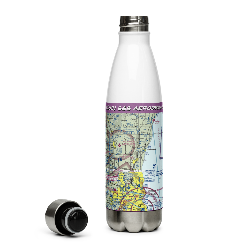 Sss Aerodrome (WI62) VFR Sectional Water Bottle 