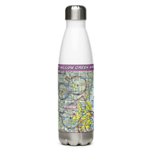 Willow Creek Airport (WI77) VFR Sectional Water Bottle