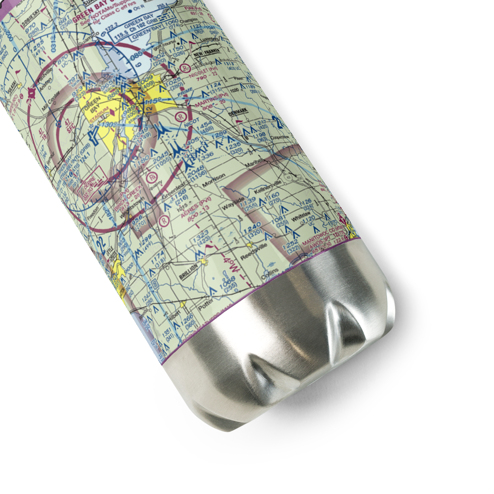 Martins Aerodrome (WI78) VFR Sectional Water Bottle 