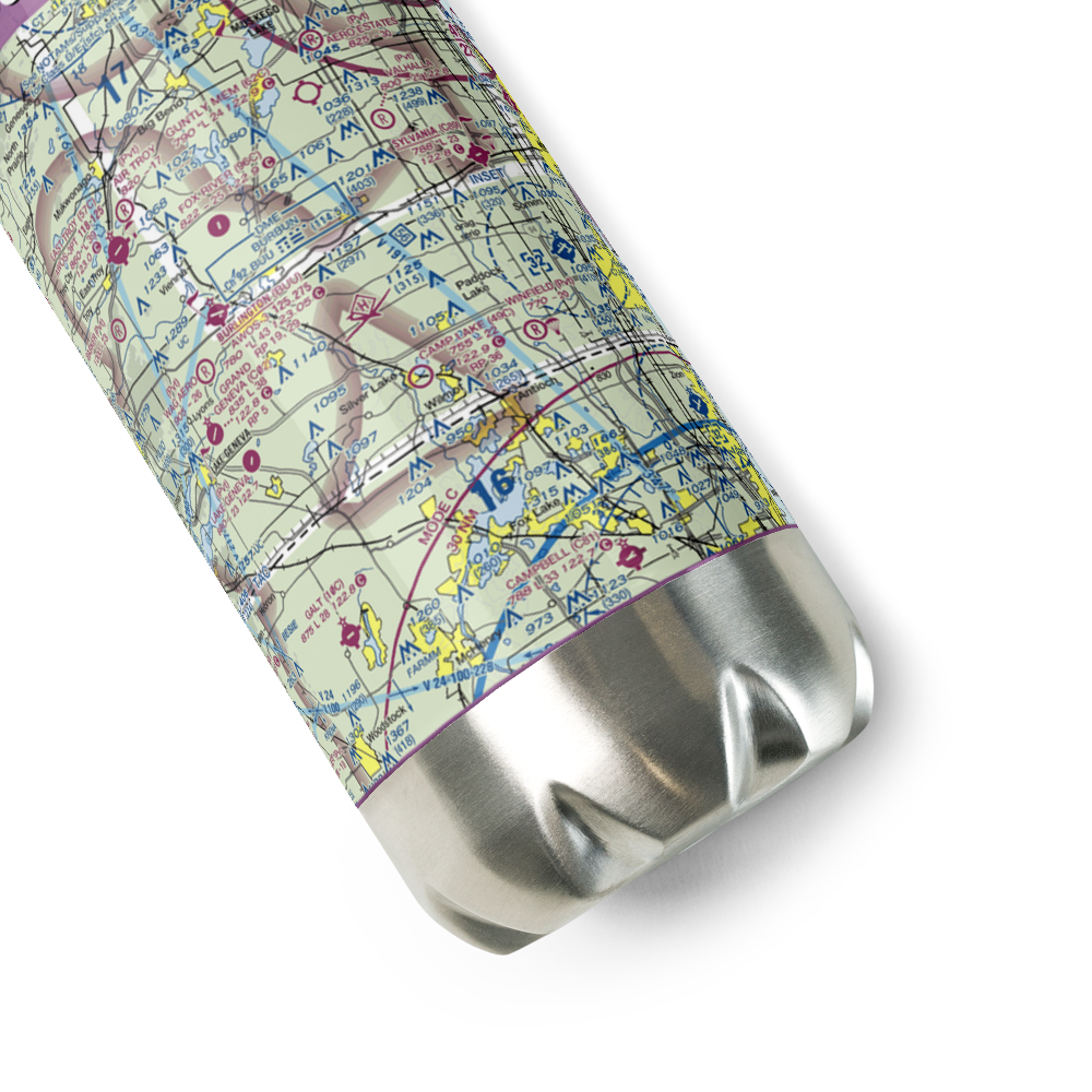 Ori Airport (WI86) VFR Sectional Water Bottle 