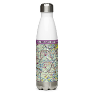 Lake Geneva Aire Estates Airport (WI89) VFR Sectional Water Bottle