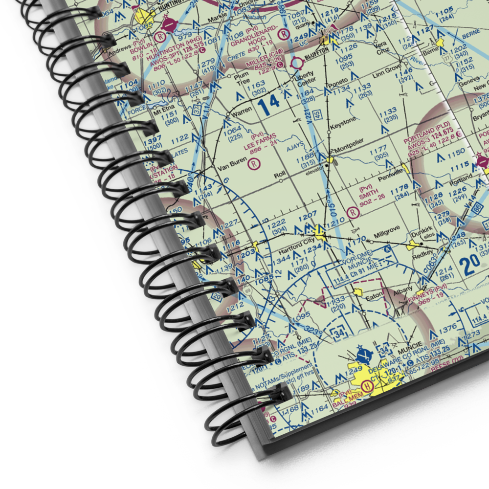 The Lazy K Airport (0IN2) VFR Sectional Notebook 