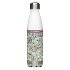 Harris Airport (WN05) VFR Sectional Water Bottle