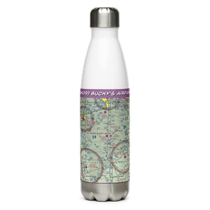 Bucky's Airpark (WN09) VFR Sectional Water Bottle