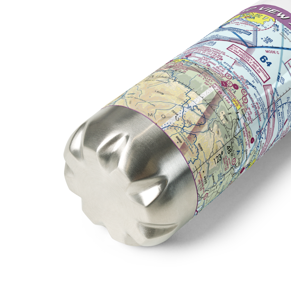 Grand View International Airport (WN23) VFR Sectional Water Bottle 