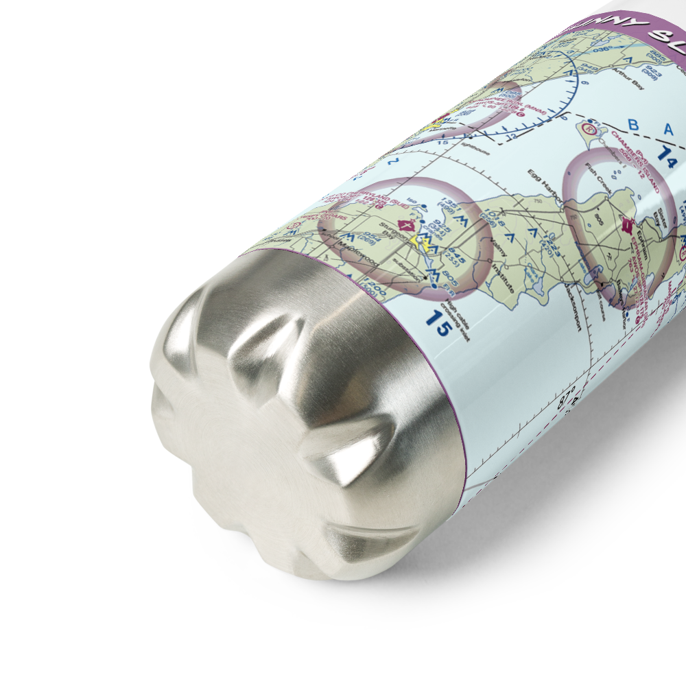 Sunny Slope Runway Airport (WN28) VFR Sectional Water Bottle 
