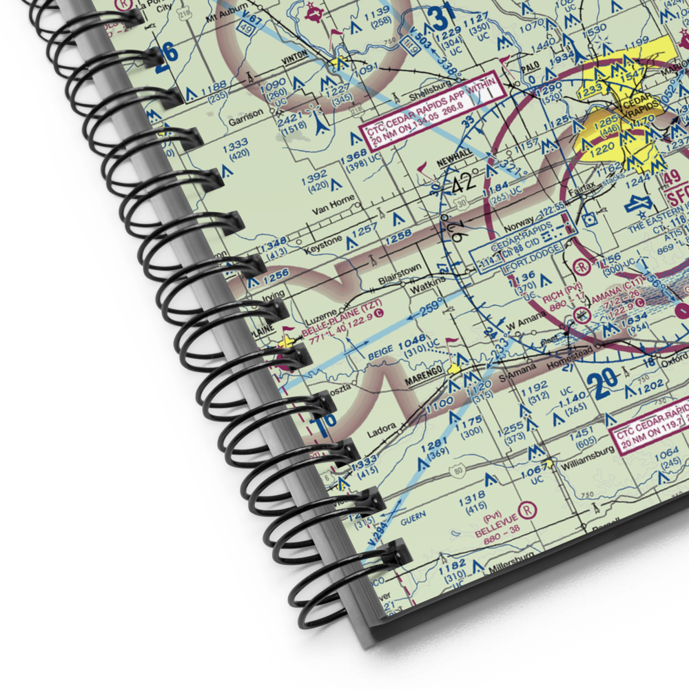 Hannen Airport (0IA8) VFR Sectional Notebook 