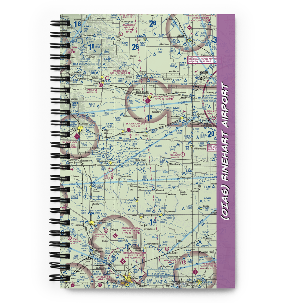 Rinehart Airport (0IA6) VFR Sectional Notebook 