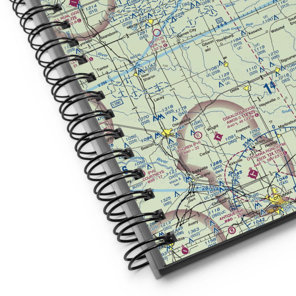 Rinehart Airport (0IA6) VFR Sectional Notebook 