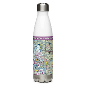 Bayview Farms Airport (WN51) VFR Sectional Water Bottle