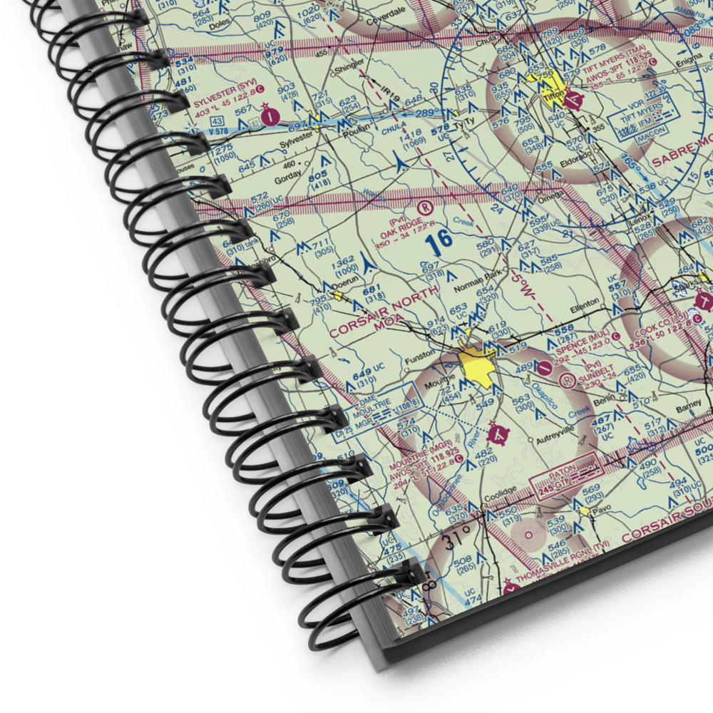 Crystal Lake Airpark (0GE1) VFR Sectional Notebook 